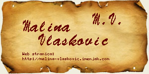 Malina Vlašković vizit kartica